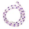 Natural Crystal Amethyst Gemstone Mix Shape Smooth Beads Necklace 17" UB-5085 UB-5085