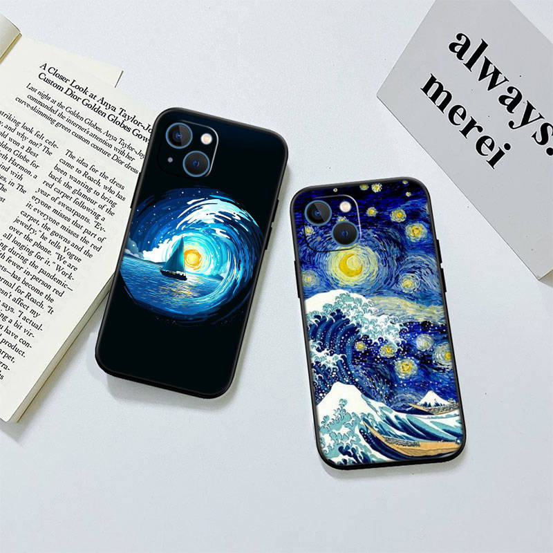 Чехол для телефона II6 Great Wave Off Kanagawa для Samsung A35 A25 A24 A15 A05S A05 M55 M35 M15 A06 A16 A02 A12 A13 A10 A20 A30 A22 A31 A32 A33 A41 A42 A50