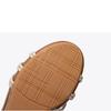 Women's Casual Sandals Wedge Heel Sandals 2024 Summer Casual Soft-soled Mother Shoes Large Size Retro Roman Shoes  JZJ-1418-390