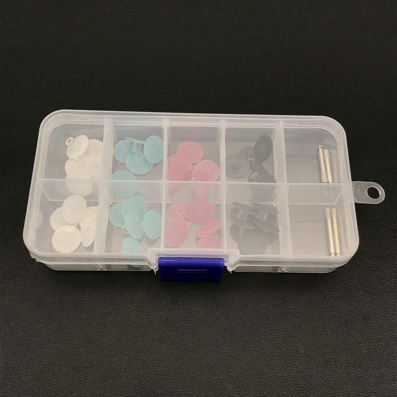 40pcs Dental Polishing Stem Discs Composite Finishing Disc + 4pcs Mandrel