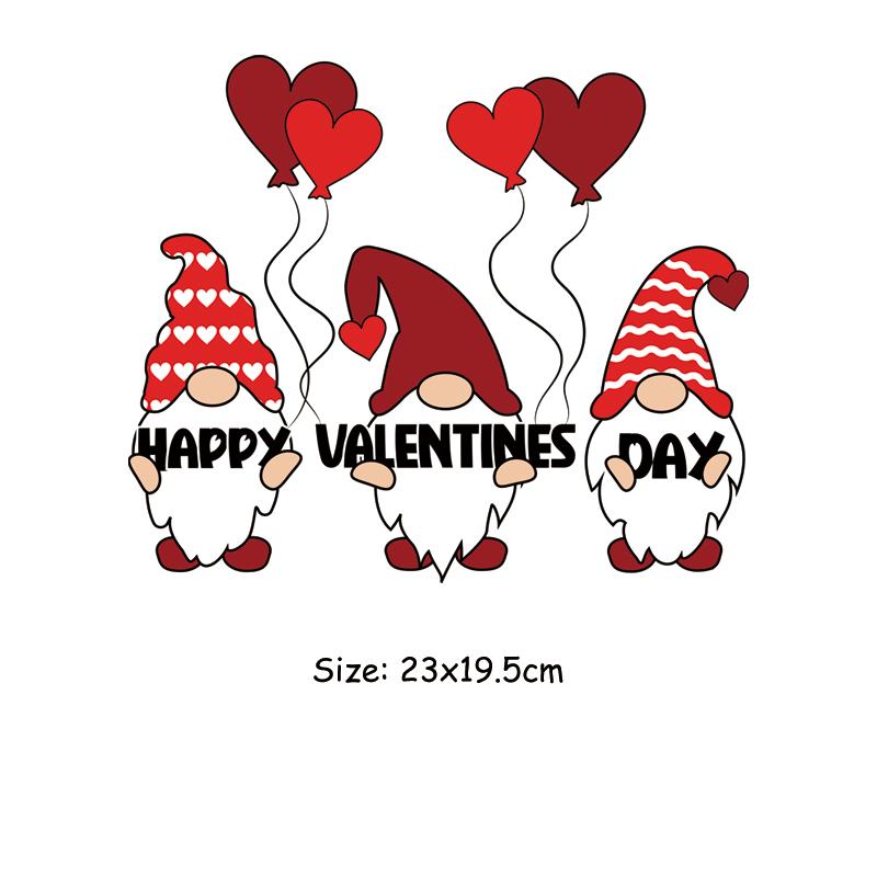 Happy Balentines Day, модные полоски, джинсовые нашивки, горячие переводы, моющиеся аксессуары A-уровня, наклейки в полоску, нашивки, значки