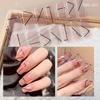 14Strips Nail Patch Semi Cured Nail Art Stickers INS Trendy Gel Nail Stickers  DIY Nail Art Making