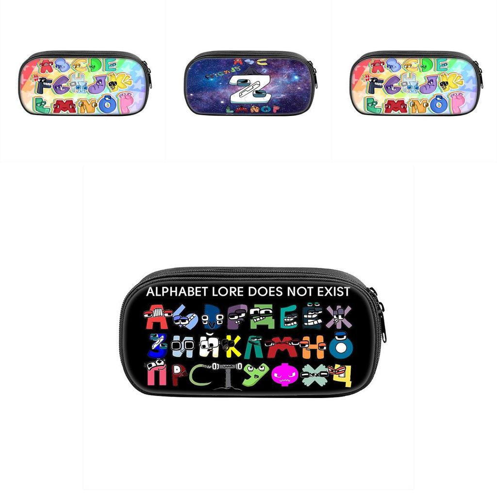 Alphabet Lore Pencil Bag With Easy Access For Elementary And Middle School Students
