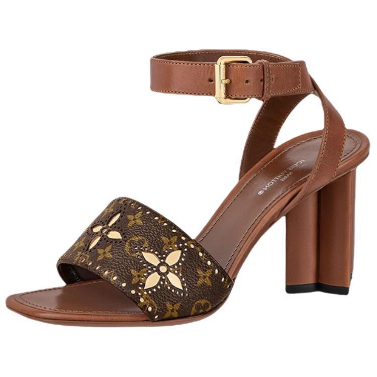 Louis Vuitton Силуэт Стильная Сандалия Женская Umber 1A9QCJ