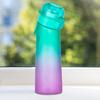 650 мл Фруктовая бутылка для воды с 7 вкусами Бутылки для питья для фитнеса на открытом воздухе Вкусовая дорожная кружка для школы офиса Экологичная