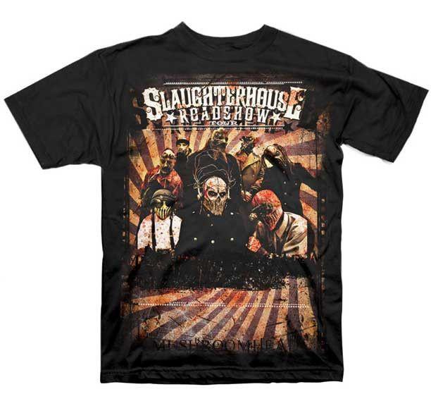 Unisex shirt Cotton Oversize Large Size New MUSHROOMHEAD SlaughterHouse t Shirt Brand Official