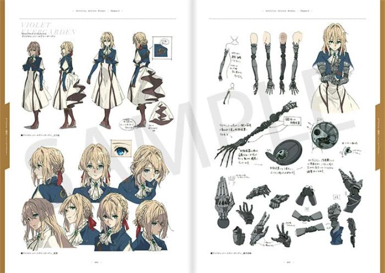 Официальная коллекция декораций Violet Evergarden Официальный мерчендайз Kyoto Animation