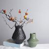 Artisanal Textured Ceramics Flower Arrangement Vases Organic Imperfects Design for Modern Styling