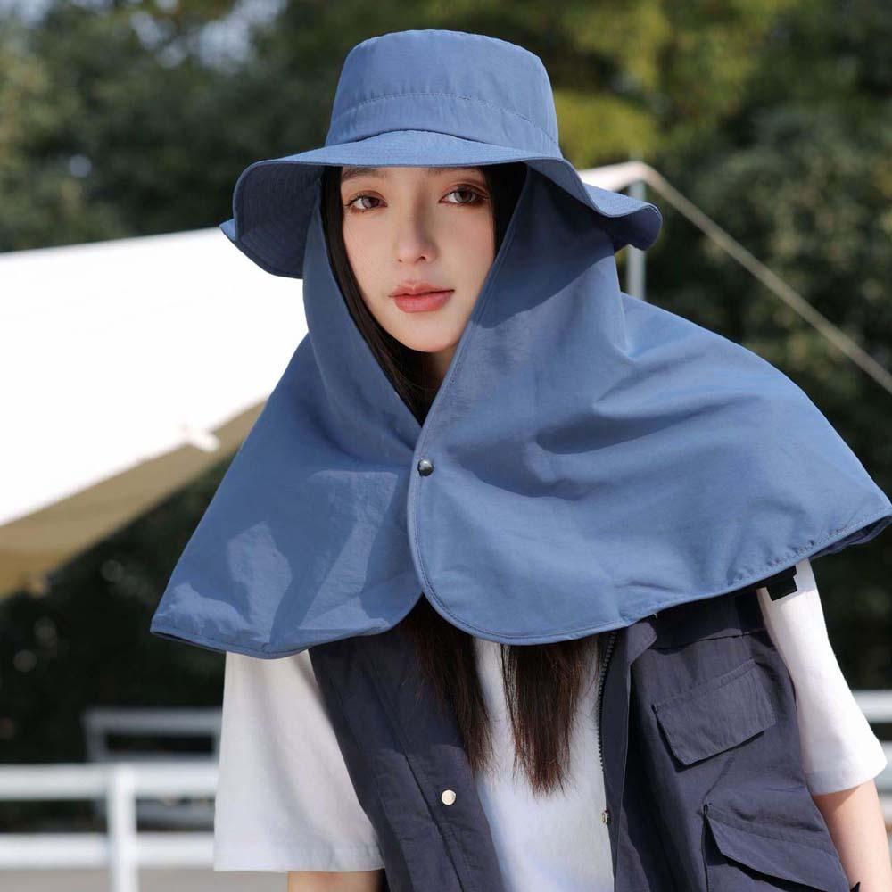 Elastic Mountaineering Cap Breathable Hiking Bucket Hat Simple Women Sun Cap Outdoor