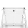 Greenhouse with Foundation Frame Silver 169 x 58 x 202 cm Aluminum