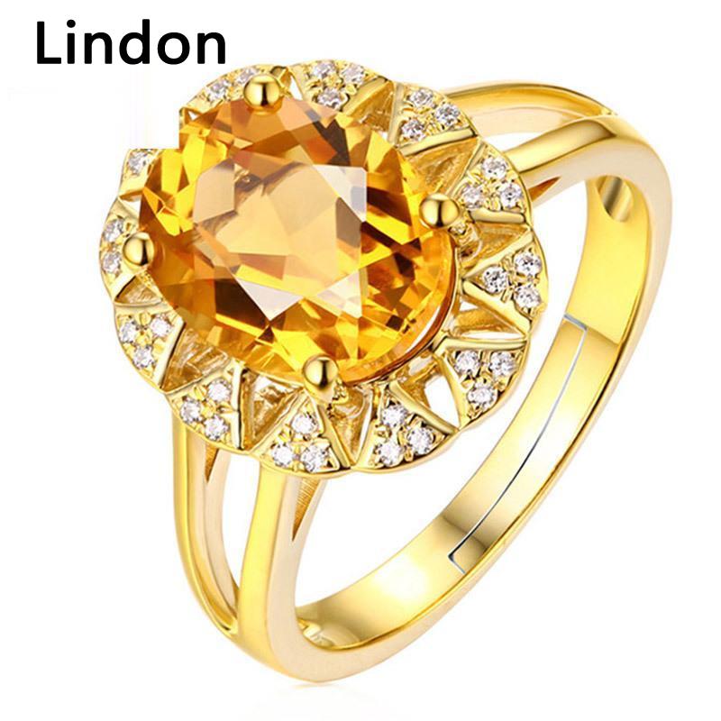 Классическое кольцо Lindon из медного сплава с цирконием, женские ювелирные изделия, свадебный подарок для вечеринки