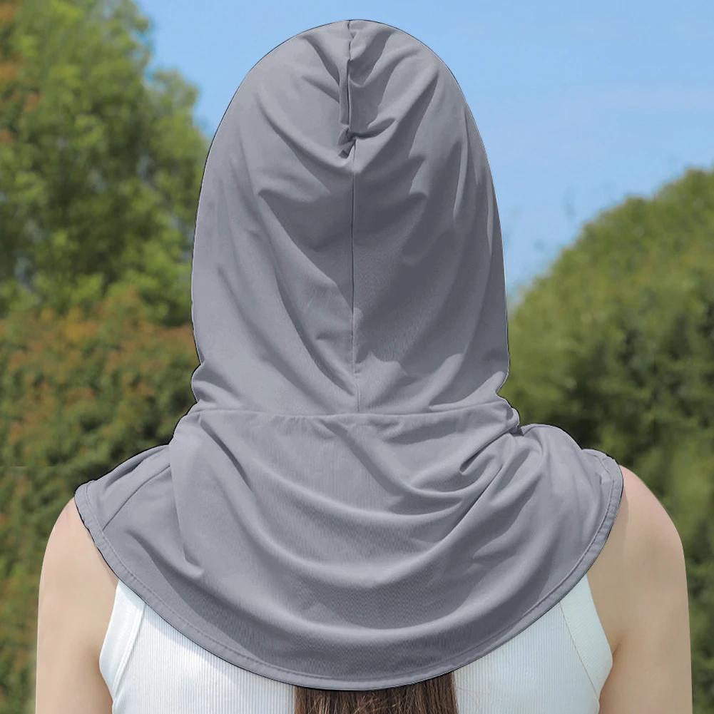 Летняя велосипедная маска с защитой от ультрафиолета, маска из ледяного шелка, велосипедная балаклава, велосипедный шарф, дышащая спортивная мотоциклетная маска с капюшоном