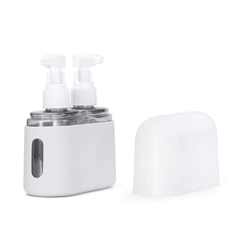 2/3/4-In-1 Travel Refillable Bottle Set Combination Liquid Lotion Shampoo Shower Gel Dispenser Empty Cosmetic Container Atomizer