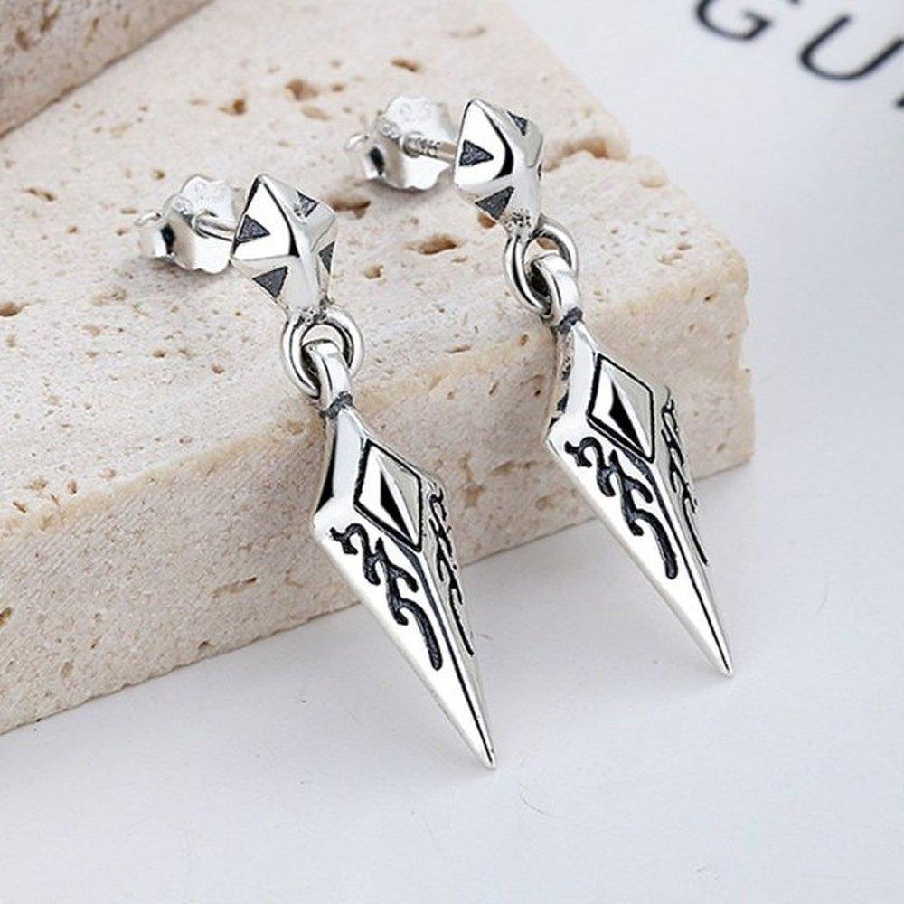 High-quality 925 Silver Earrings Bohemian E048 Sterling Silver Earrings (Wfgjepy)