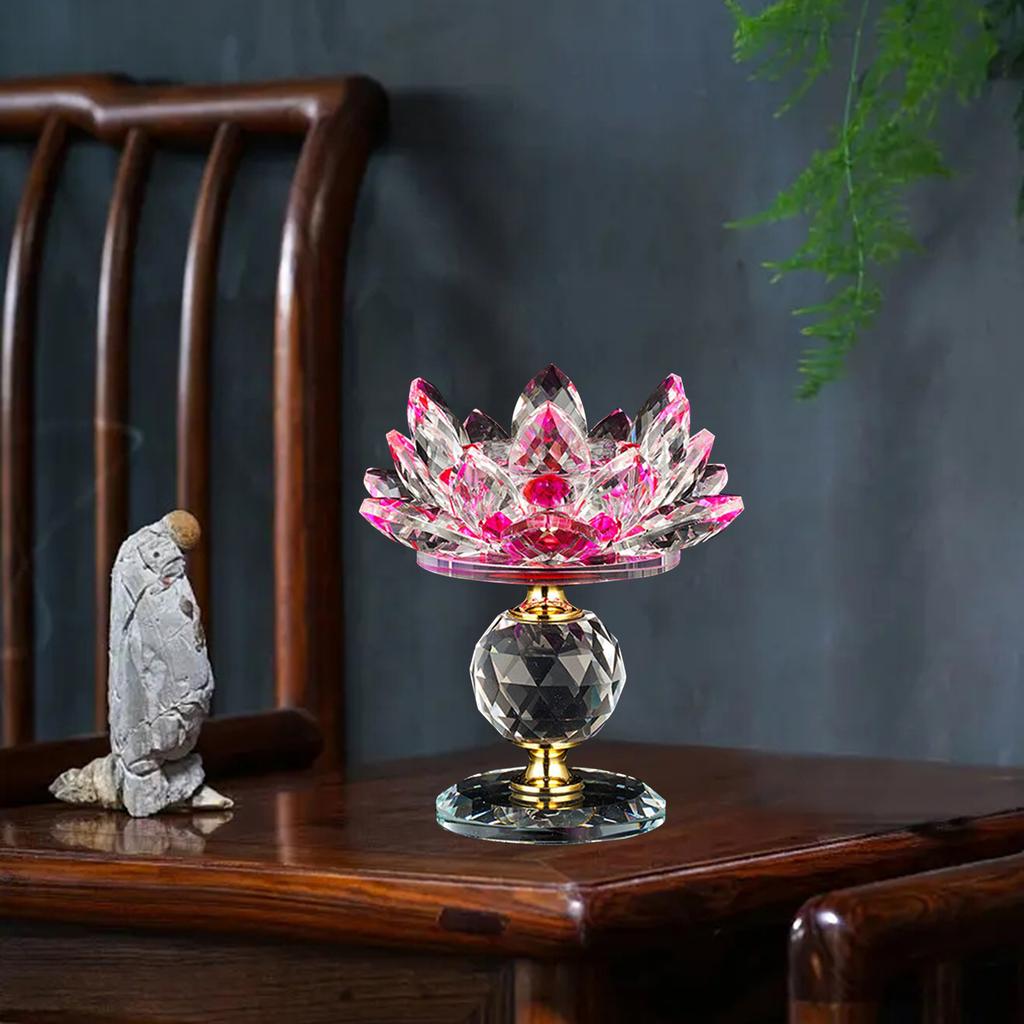 Подсвечник в виде лотоса из прозрачного стекла, подставка для свечей со стеклянным основанием, подсвечник для украшения домашней вечеринки, украшения столовой