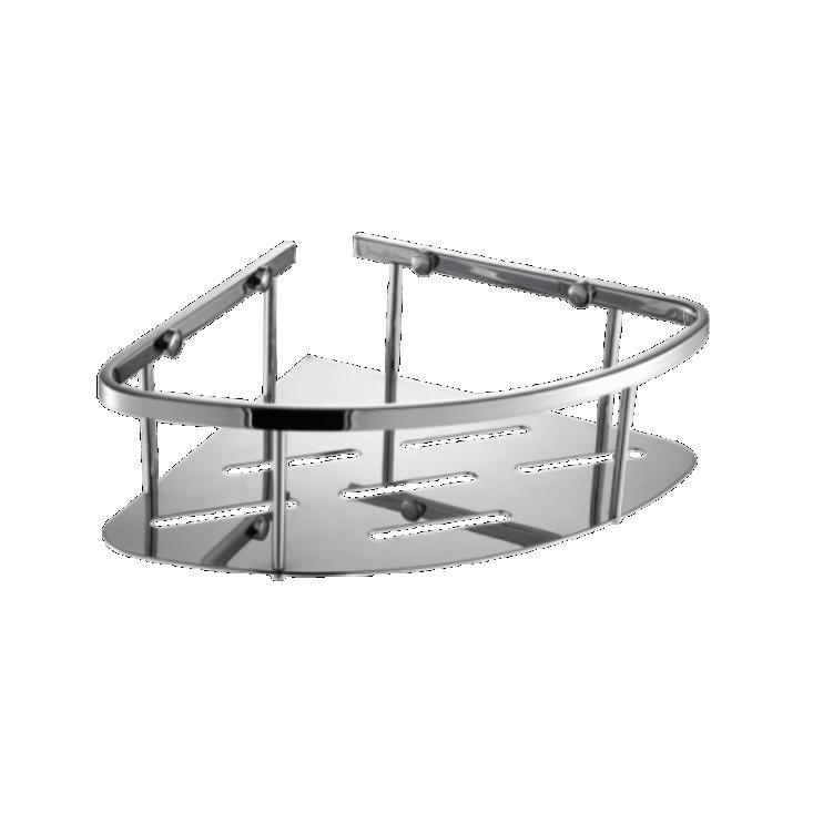 Stainless Steel 304 Tiers Rectangular Kitchen and Bathroom Toiletries Storage Rack with Modern Simple Design
