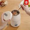 Compact Electric Heating Cup: Portable Mini Kettle & Stew Cup for Office & Travel.