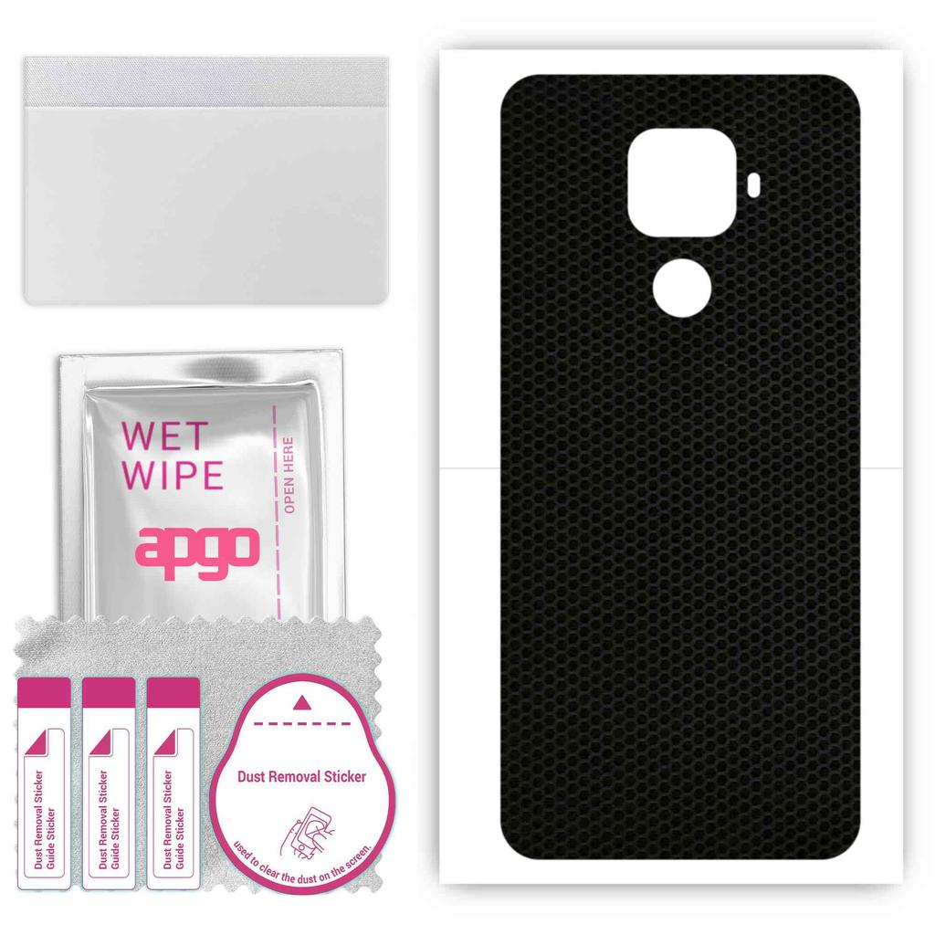 apgo Protective Skin Sticker for the Back Compatible with Huawei Nova 5i Pro, Wrap Film, Foil, Vinyl - Pattern Matrix