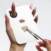 Палитра для макияжа из нержавеющей стали, шпатель, профессиональный косметический инструмент для смешивания основ, помады, косметического миксера для дизайна ногтей
