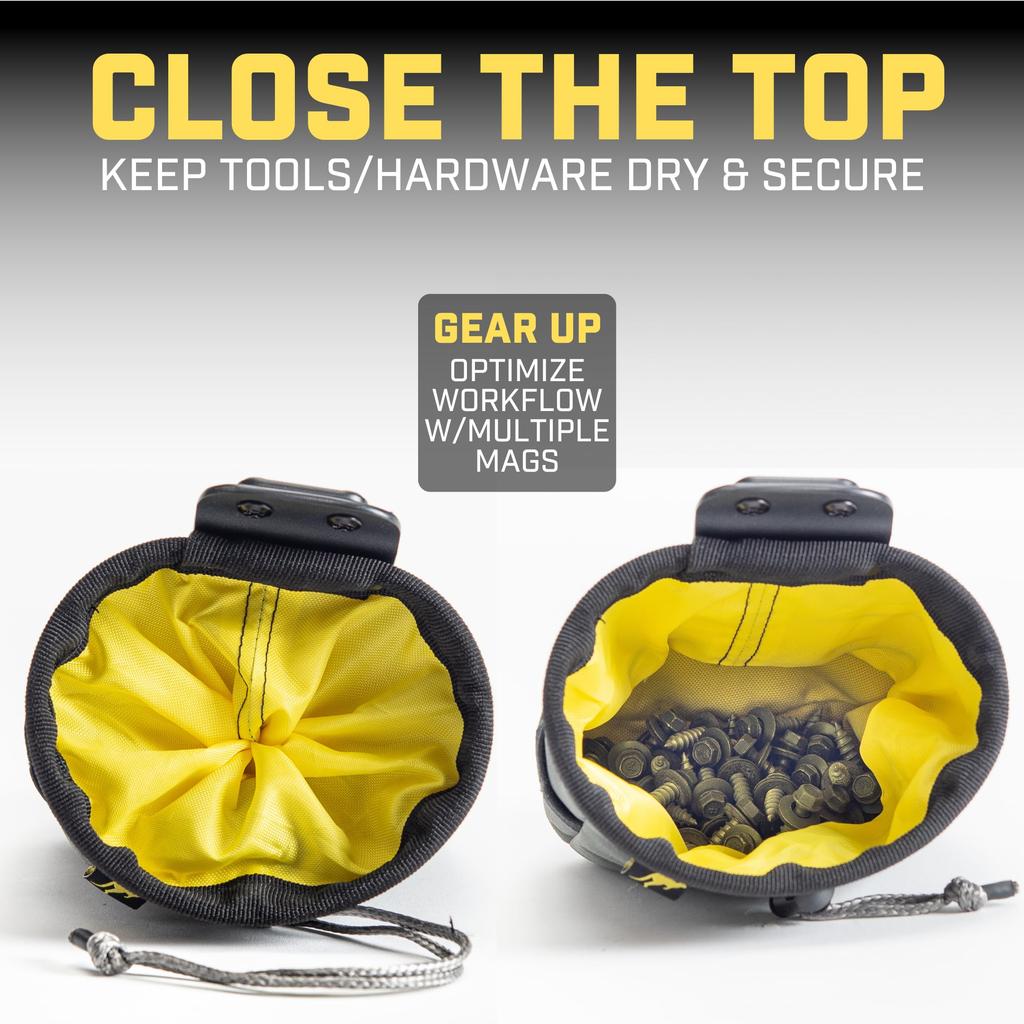 Holstery Joey Tool Belt Bag - Clip-On Pouch for Electricians, HVAC Techs, Plumbers, Carpenters, and Contractors