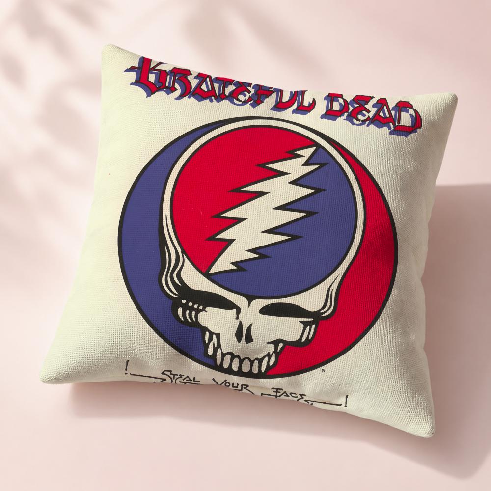 Street ggGrateful DeaD Cushion Cover Premium Reversible Pillow Cover in Dual Comfort Decor for Home  Car