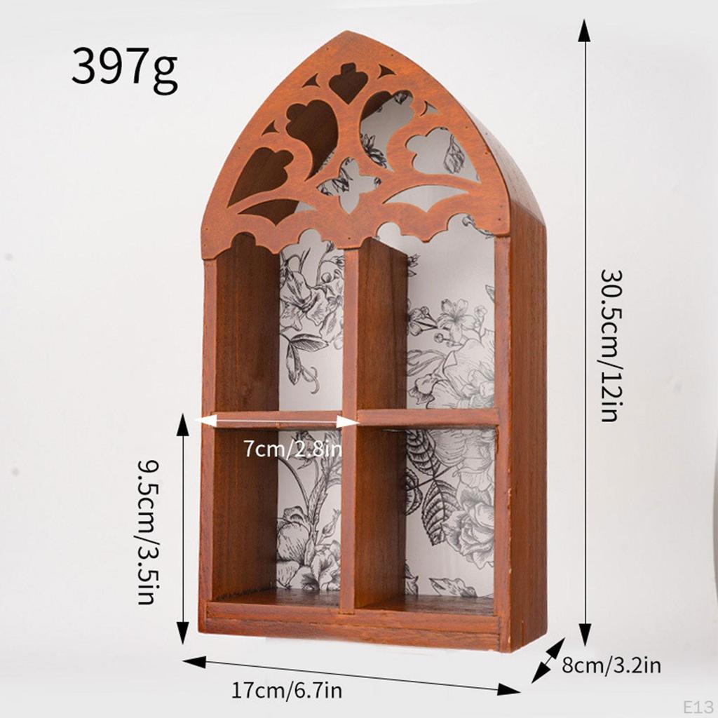 Display Regal Hanges Home Room Decor Figure From Ads Shelf Wood Rail for Essential Oils