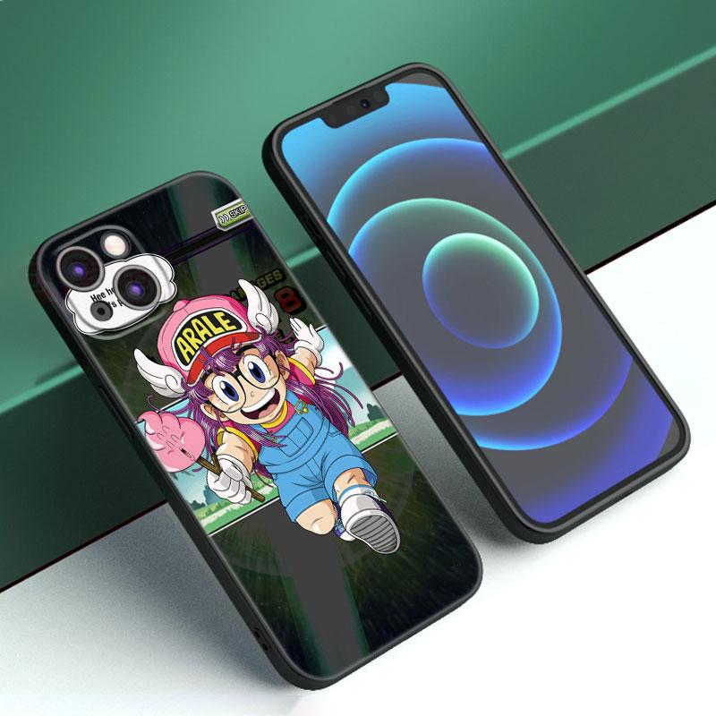 Чехол для телефона Dr Slump Arale Anime для Apple iPhone 12 13 Mini 11 14 15 Pro Max 7 8 Plus X XR XS SE 2020 2022 черный силиконовый чехол