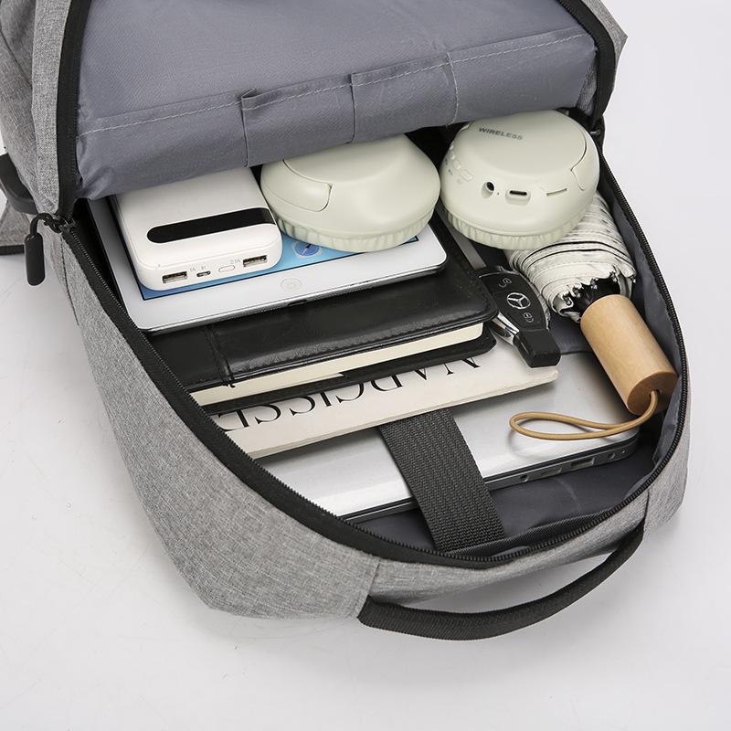 Новый унисекс однотонный водонепроницаемый и дышащий деловой модный повседневный универсальный рюкзак для повседневного использования