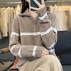 Women Sweater 100% Wool TIDENOVEL Turtleneck Knit Pullover Turn-down Collar Thick Winter Jumpers Female Knit Tops