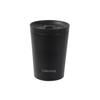 Pearl Metal Water Bottle Tumbler 300ml with Lid Slide Open Vacuum Insulation Thermal Insulation Cold Insulation Drip Coffee Wide Mouth Black Cafe Mug