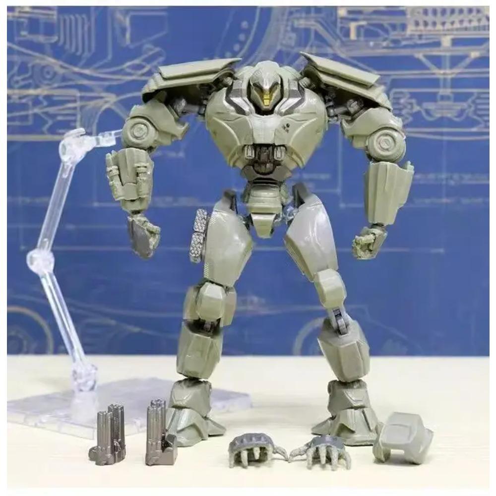 Neca Тихоокеанский рубеж Модель меха Черно Альфа Мобильный Светящийся Декоративный Орнамент Коллекция Ручная работа Мальчик Игрушка Робот Подарки на День Рождения