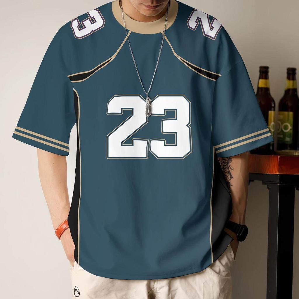 Мужская футболка №. 23 Футболка спортивная 3D принтованная мужская футболка спортивная модная летняя удобная впитывающая пот футболка