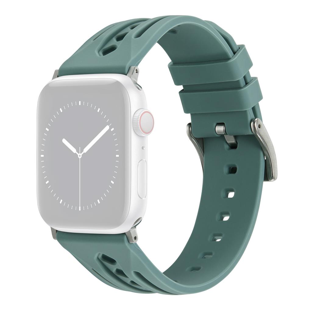 Watch Strap For Apple Watch Series 10 42mm/9 8 7 41mm/SE (2023) SE (2022) SE 6 5 4 40mm/3 2 1 38mm Hollow Silicone Band