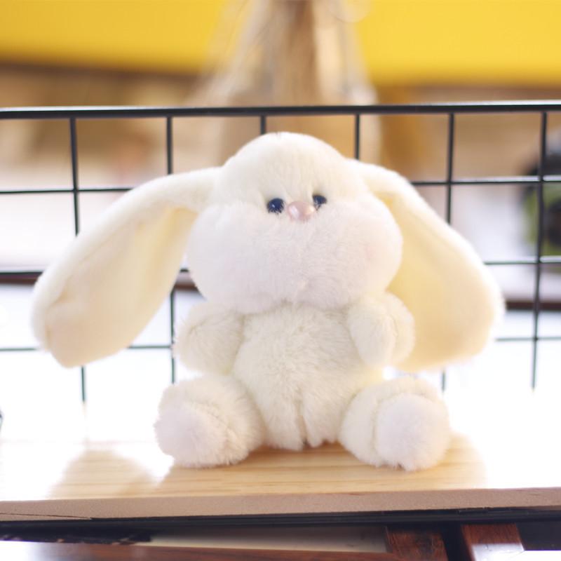 Adorable Cute Bunny Plush Keychain Soft Toy Charming Rabbit Bag Accessory
