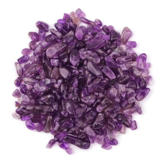 100g Faux Amethyst Chips DIY Crystal Quartz Stone Rock Mini Terrariums Decor