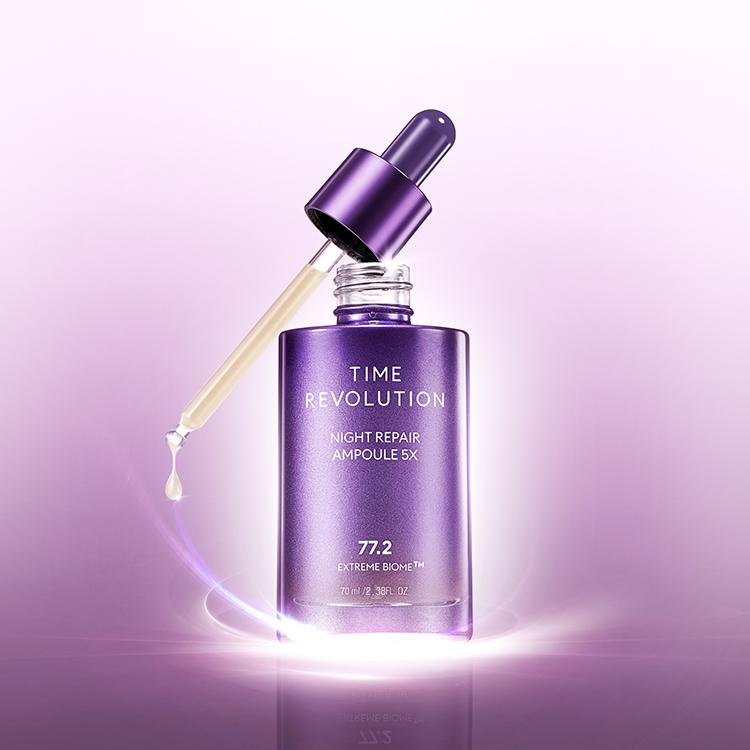 MISSHA Time Revolution Night Repair Ampoule 5X – Интенсивная укрепляющая антивозрастная сыворотка, корейская