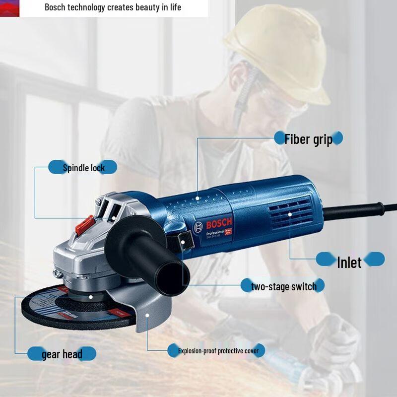 Bosch GWS 900-100 Angle Grinder CN plug (adapter included)