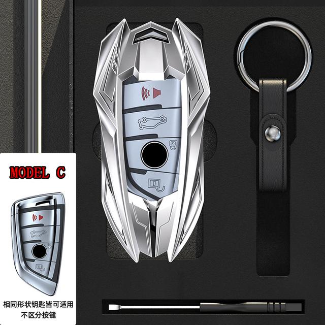 Чехол для дистанционного ключа автомобиля из цинкового сплава, брелок для ключей для BMW F15 F16 E53 E70 E39 F10 F30 G30 F34 F20 G20 F31, аксессуары для стайлинга автомобилей