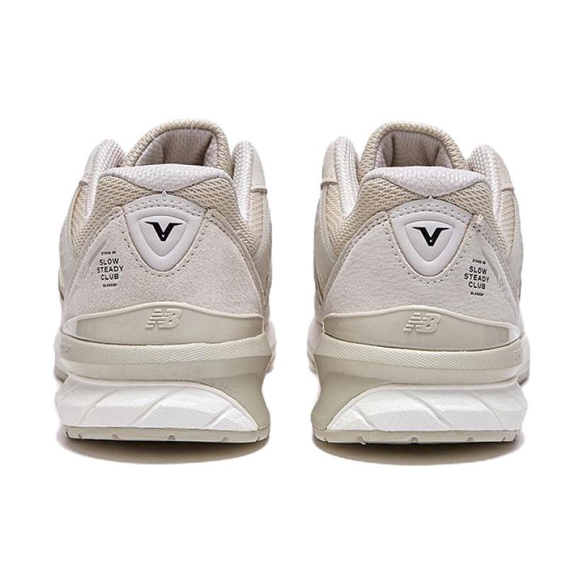 Slow Steady Club x New Balance 990v5 Сделано в США Бумага Унисекс Кроссовки Кремовый Слоновая кость M990AA5