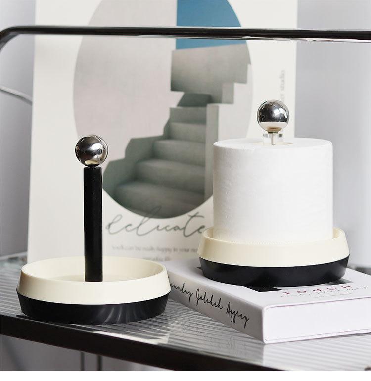 Скандинавский вертикальный держатель для кухонных полотенец и салфеток - Безударная полка для хранения для обеденного стола и ручных полотенец.