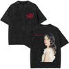 Washed Vintage Lana Del Rey Merch Tshirts Men Women Casual Oversized Short Sleeve Tshirt Male Fashion Retro T Shirt Streetwear