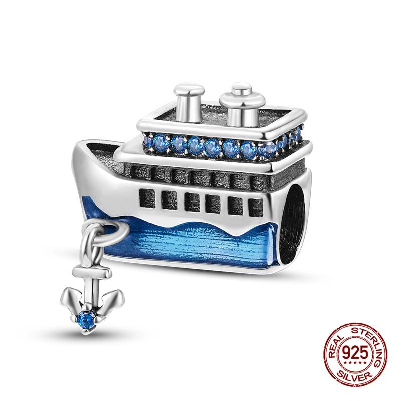 New In Original Charm Copper Ocean Series Sea Turtles Charms Beads Fit 3Mm Original Bracelet For Women Diy Fine Jewelry Gift