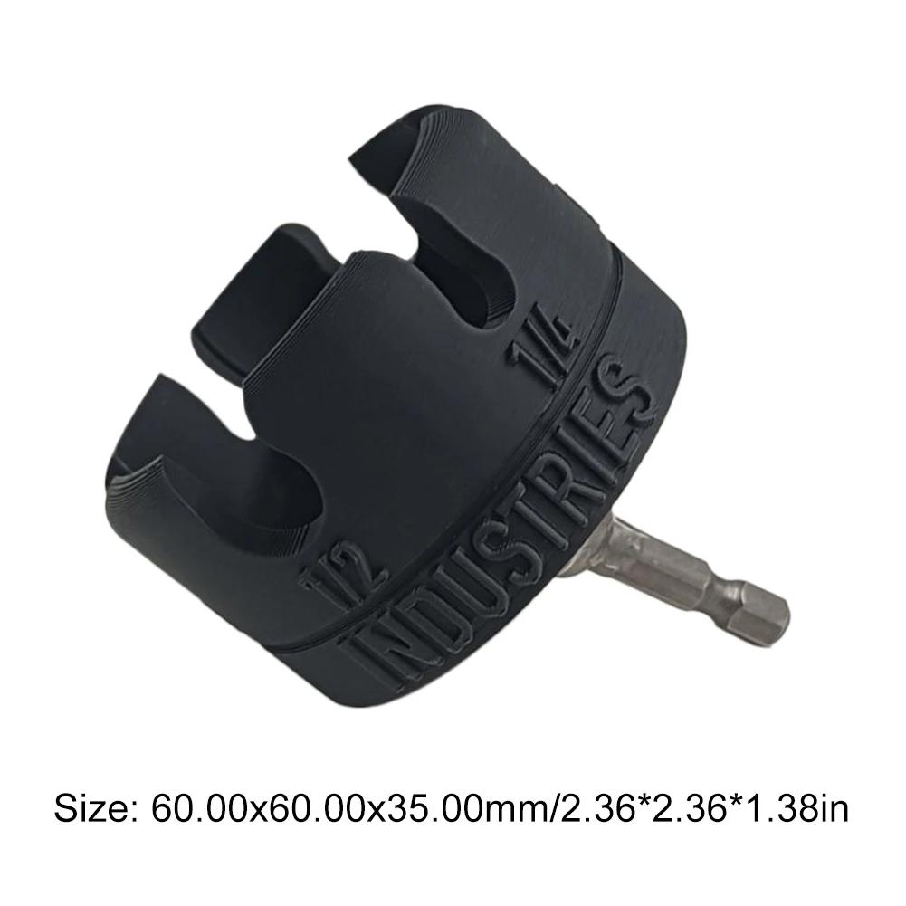 Slotted Wing Nut Spinning Drive Kit Multifunction Hex Shank Nut Driver Extractor Portable Bolt Extractor Tool for Conduit Racks