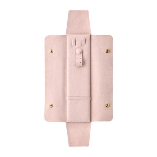 Мешочек для хранения ювелирных изделий на кнопке, из микрофибры, устойчивый к царапинам, дорожный органайзер для ювелирных изделий для ожерелий, серег-пуссетов, колец