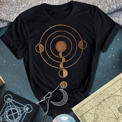 Crop Circle Mens Kids T Shirt | Sacred Geometry Alien Symbol Tee
