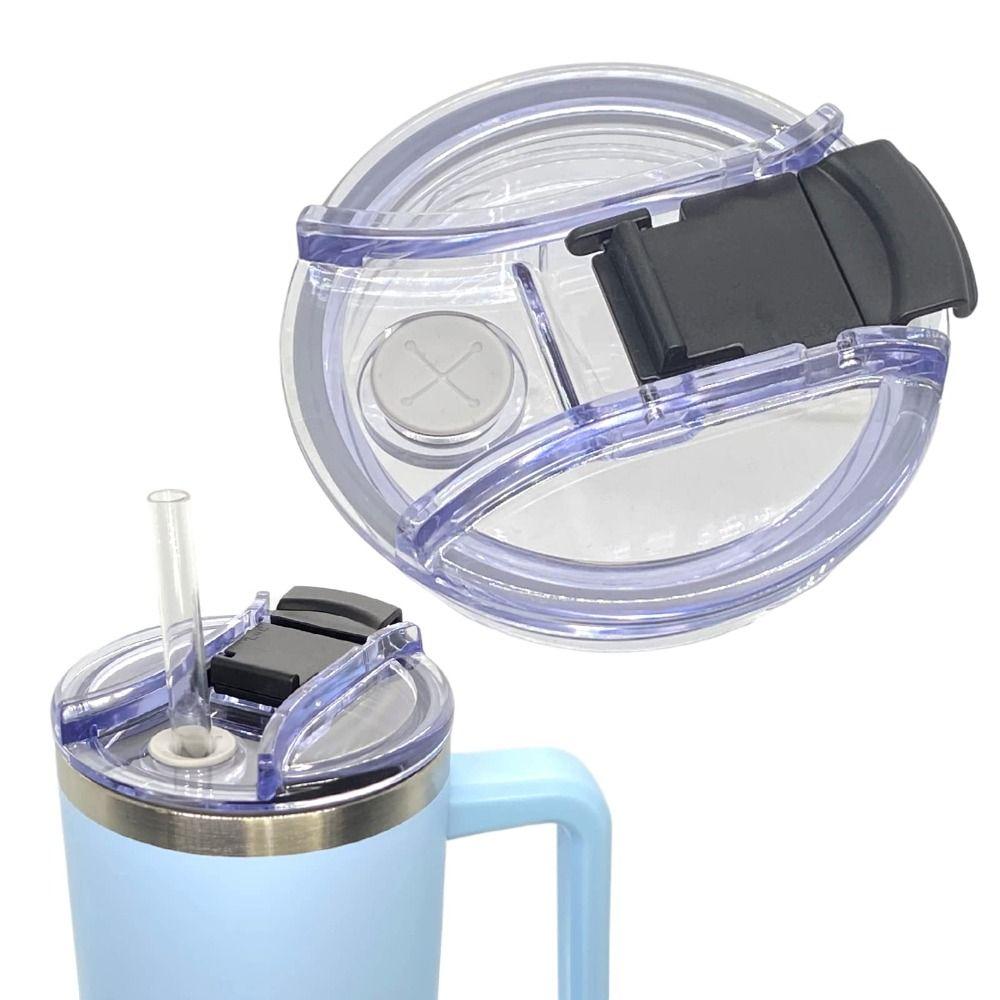 1 шт. Прочный для чашки с ручкой Чехол для бутылки Термос Тамблер 20/30/40 унций Крышка для чашки Разноцветный Защита от брызг и проливания Пластиковые крышки