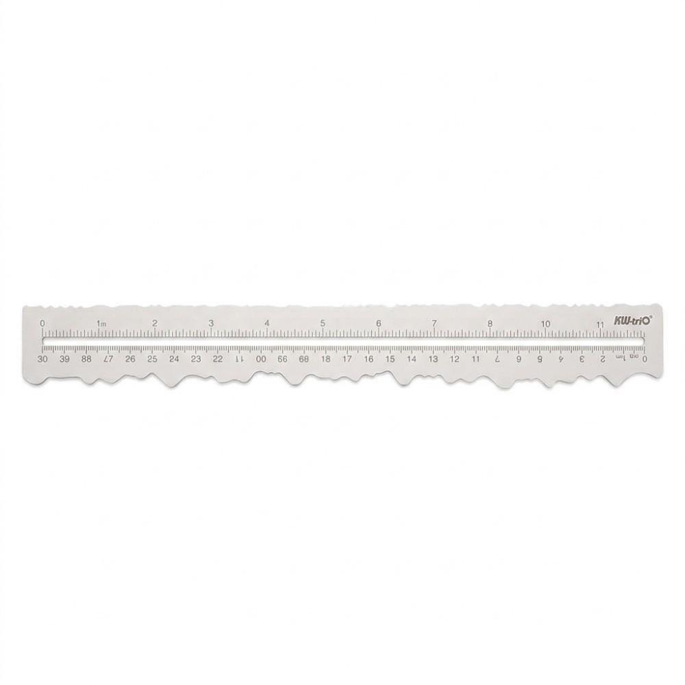Measuring Paper Tearing Ruler Irregular Edges Irregular Edge Ruler Metal Craft Ruler Engineering