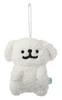 [Maltese] Maltese Plush Mascot Ball Chain (Sitting) [Official] / Maltese Keychain Puppy Life Korean Puppy (Maltese)