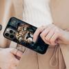 Магнитный чехол для телефона с изображением лица льва и тигра для APPLE iPhone 17 Air 16 14 13 12 Pro Max 15 Plus Беспроводная зарядка С крышкой MagSafe