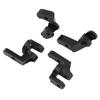 Motorcycle Black Driver Floorboard Relocation Brackets Kit For Harley Touring Road Electra Street Glide Road King Trike 97-2016
